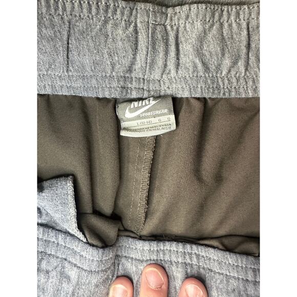 Nike Sweat Pants Vintage Brown and Tan Embroidered Youth Size Large - Picture 3 of 5
